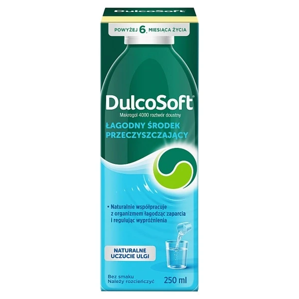 DulcoSoft, roztwór, smak neutralny, po 6 miesiącu życia, 250ml