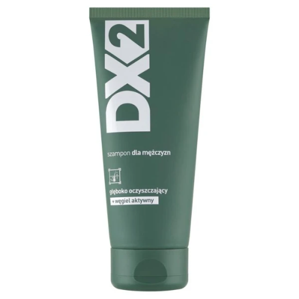 DX2, szampon dla mężczyzn głęboko oczyszczający z węglem aktywnym, 150ml