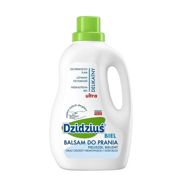 Dzidziuś, balsam do prania ultra delikatny, biel, 1,5l