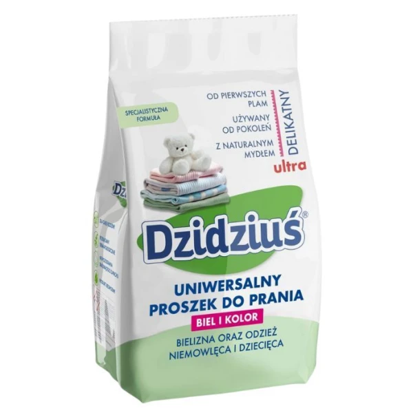 Dzidziuś, uniwersalny proszek do prania, biel i kolor, 1,5kg