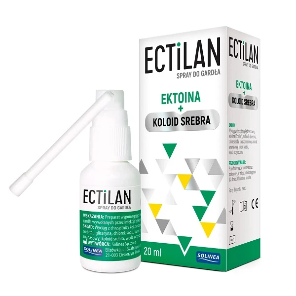Ectilan, spray do gardła, 20ml