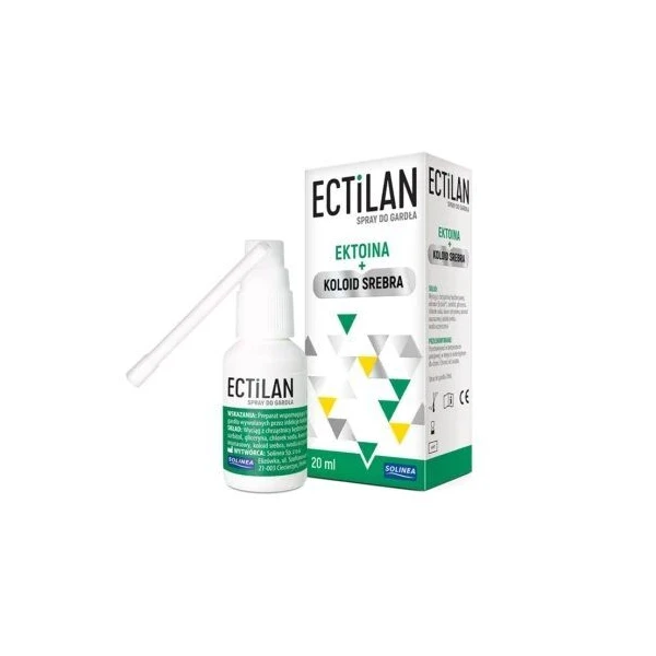 Ectilan, spray do gardła, 20ml