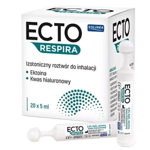 [DATA - 2026-11-30] Ecto Respira, izotoniczny roztwór do inhalacji z ektoiną i kwasem hialuronowym, 20 ampułek po 5ml