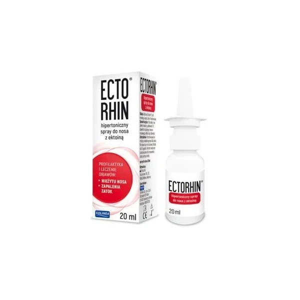 Ectorhin, hipertoniczny spray do nosa z ektoiną, 20ml