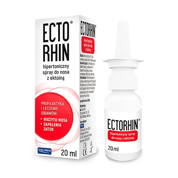 Ectorhin, hipertoniczny spray do nosa z ektoiną, 20ml