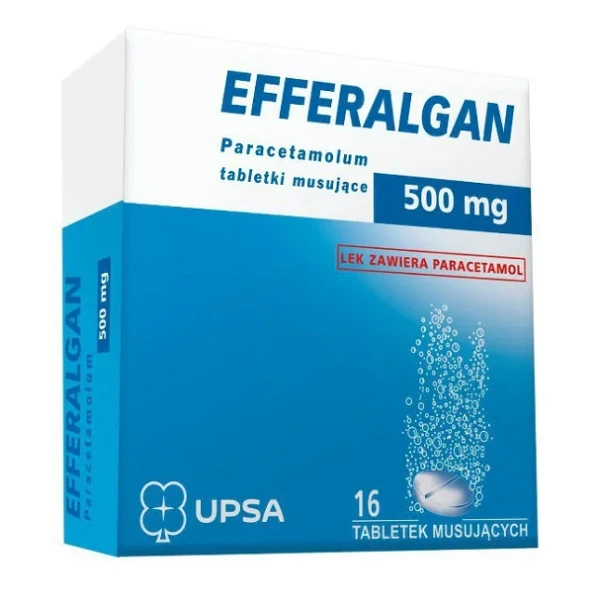 Efferalgan 500mg, 16 tabletek musujących