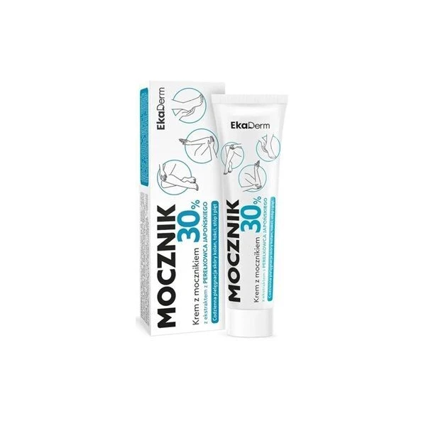 EkaDerm, krem z mocznikiem 30%, pielęgnacja skóry kolan, łokci, stóp i pięt, 30ml