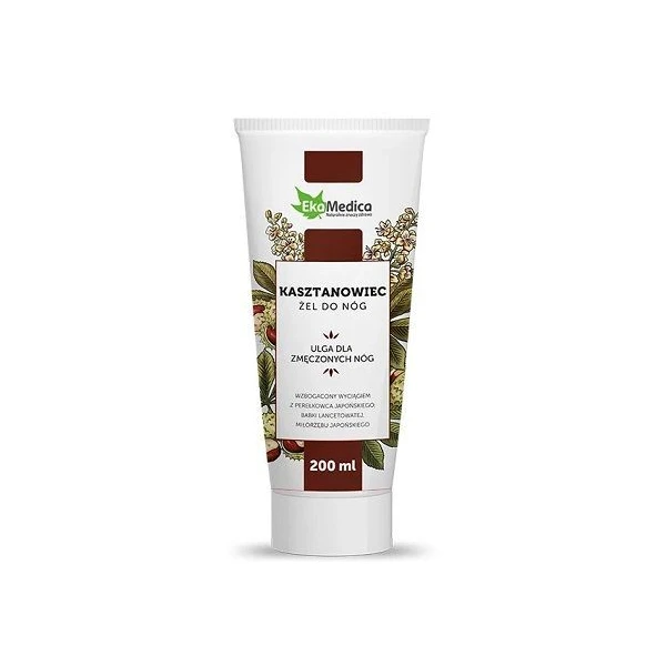 EkaMedica, Kasztanowiec, żel do nóg, 200ml