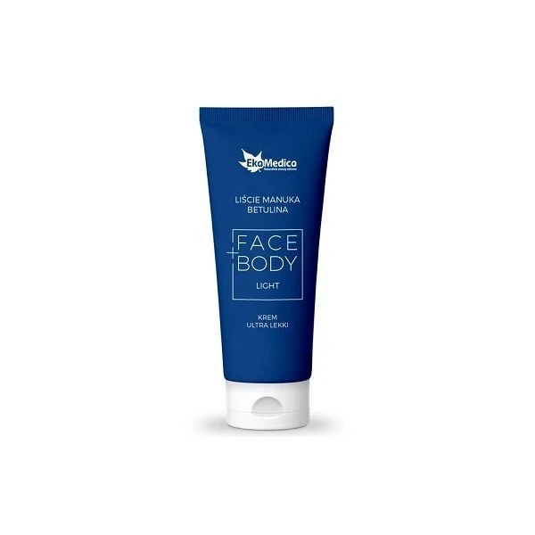 EkaMedica, lekki krem nawilżajający do twarzy i ciała, liście manuka + betulina, 100ml