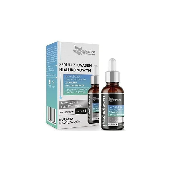 EkaMedica, serum do twarzy z kwasem hialuronowym, 20ml