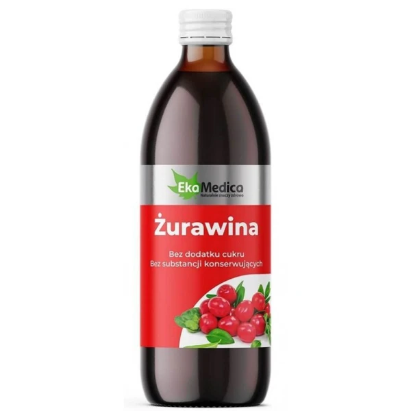 EkaMedica, żurawina, płyn, 500ml