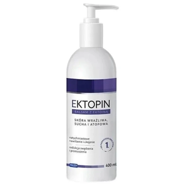 Ektopin, balsam z ektoiną do skóry wrażliwej, suchej i atopowej, od 1 dnia życia, 400ml