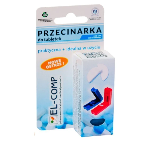 El-Comp, przecinarka do tabletek, 1 sztuka