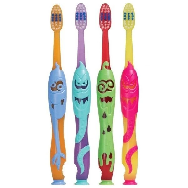Elgydium Monster, szczoteczka do zębów, soft, dla dzieci od 2 do 6 roku życia, 1 sztuka