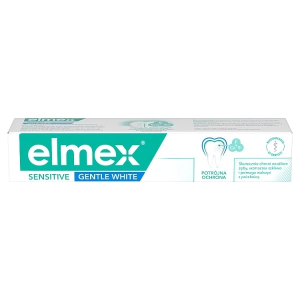 Elmex Sensitive Whitening, pasta do zębów nadwrażliwych, wybielająca, 75ml