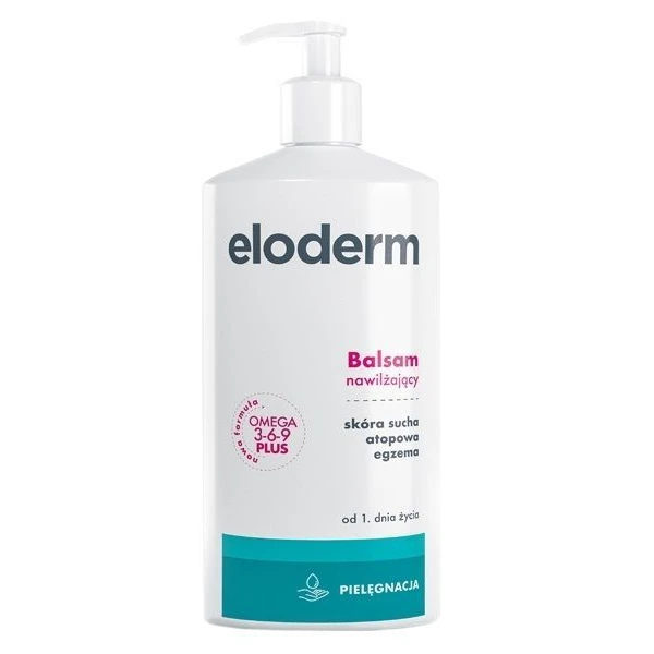 Eloderm, balsam nawilżający, do skóry suchej i atopowej, od urodzenia, 400ml