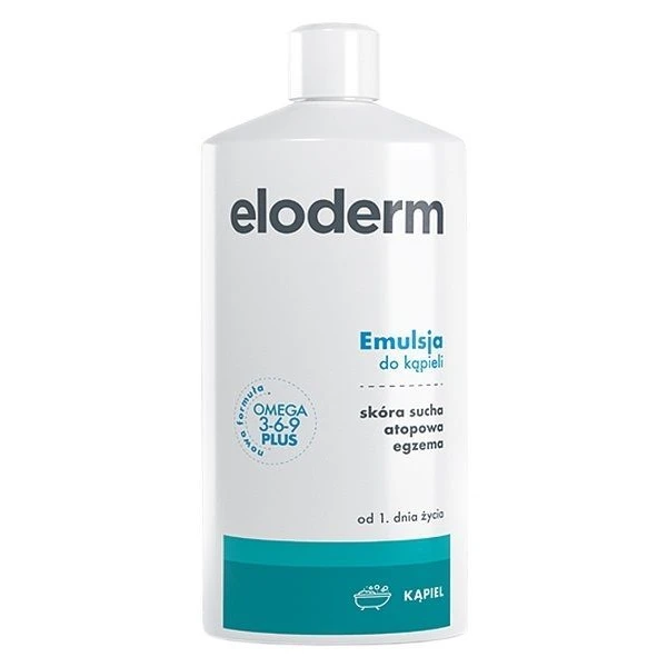 Eloderm, emulsja do kąpieli do skóry suchej i atopowej, od urodzenia, 400ml