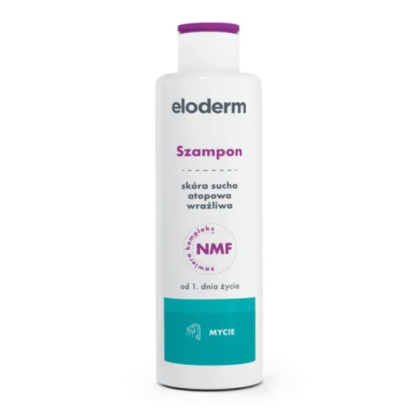 Eloderm, szampon, sucha i atopowa skóra głowy, dla niemowląt od 1 dnia życia, 200ml