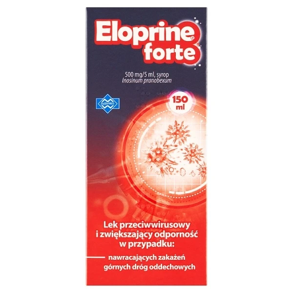 Eloprine Forte 500mg/5ml, syrop, po 1 roku życia, 150ml