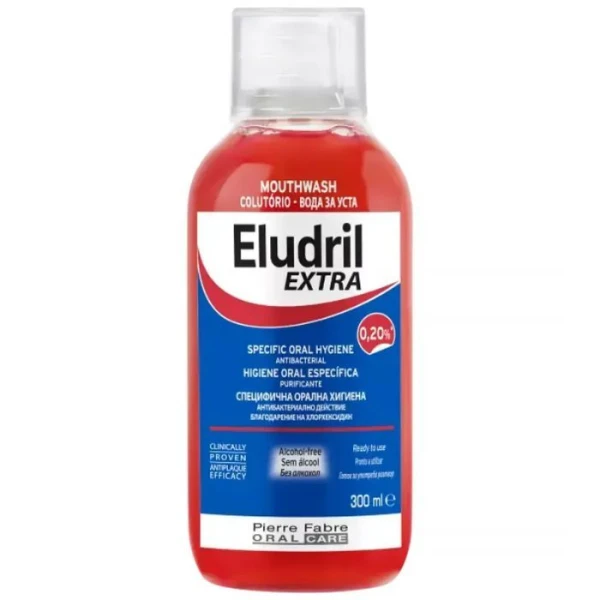 Eludril Extra, płyn do płukania jamy ustnej, 300ml
