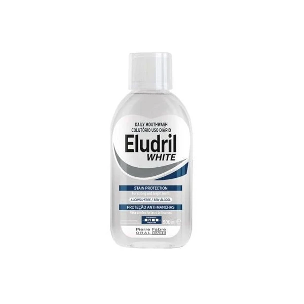 Eludril White, płyn do płukania jamy ustnej, wybielający, 500ml