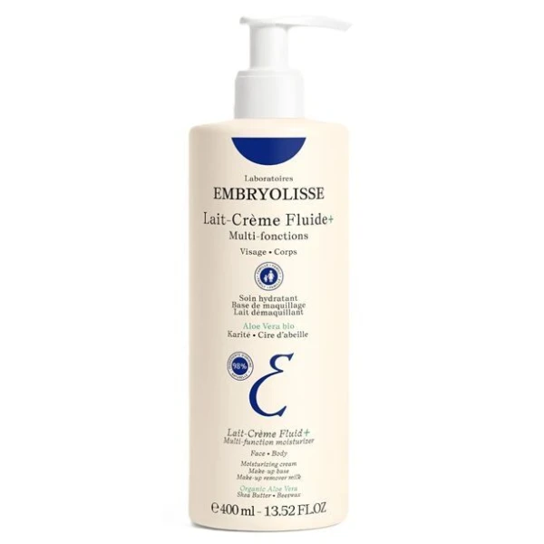 Embryolisse Lait Creme Fluide+, mleczko odżywczo-nawilżające do twarzy i ciała, 400ml