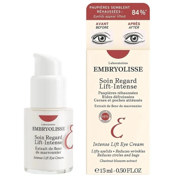 Embryolisse Soin Regard Lift Intense, krem intensywnie liftingujący kontur oczu, 15ml
