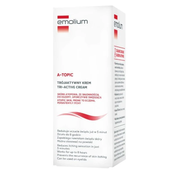 Emolium A-Topic, trójaktywny krem, od 1 miesiąca życia, 75ml