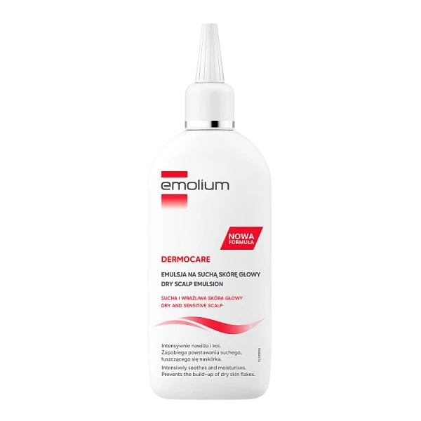 Emolium Dermocare, emulsja na suchą skórę głowy, 150ml