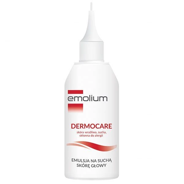 Emolium Dermocare, emulsja na suchą skórę głowy, od 3 roku życia, 100ml