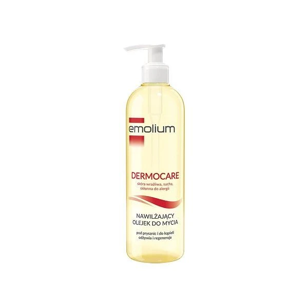 Emolium Dermocare, nawilżający olejek do mycia, od urodzenia, 400ml