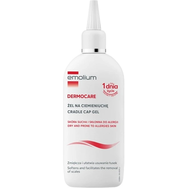 Emolium Dermocare, żel na ciemieniuchę, od 1 dnia życia, 150ml