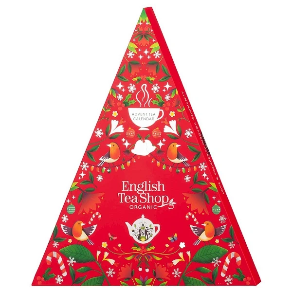 English Tea Shop Organic, kalendarz adwentowy z herbatami i herbatkami ekologicznymi, 1 opakowanie