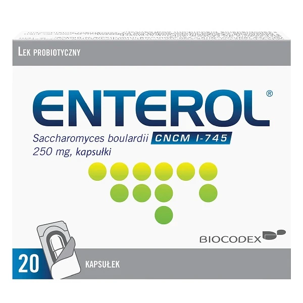Enterol 250mg, 20 kapsułek