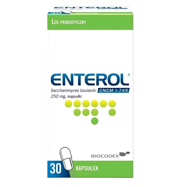 Enterol 250mg, 30 kapsułek