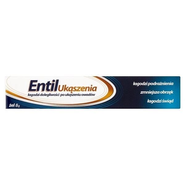 Entil Ukąszenia, żel łagodzący dolegliwości po ukąszeniu owadów, 8g