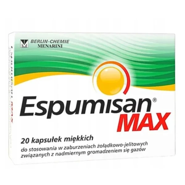 Espumisan Max, 20 kapsułek