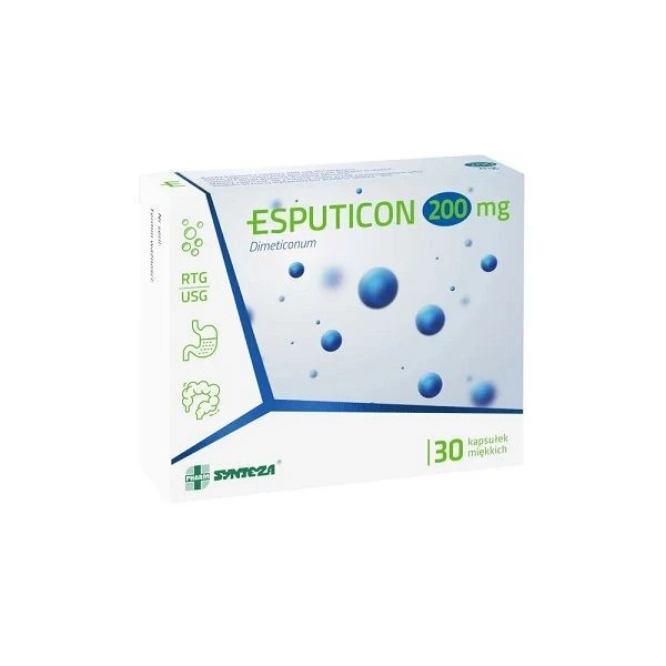 Esputicon 200mg, 30 kapsułek