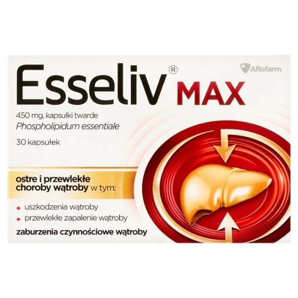 Esseliv Max 450mg, 30 kapsułek