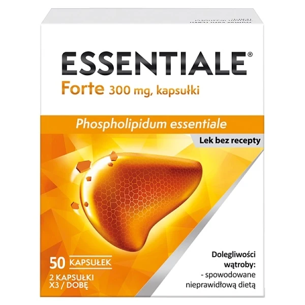 Essentiale Forte 300mg, 50 kapsułek