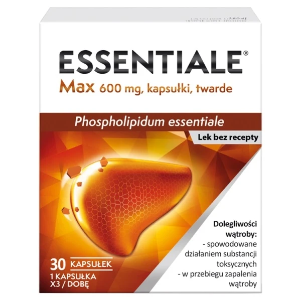 Essentiale Max 600mg, 30 kapsułek