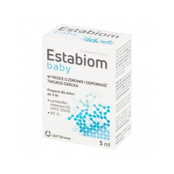 Estabiom Baby, krople, do 3 roku życia, 5ml