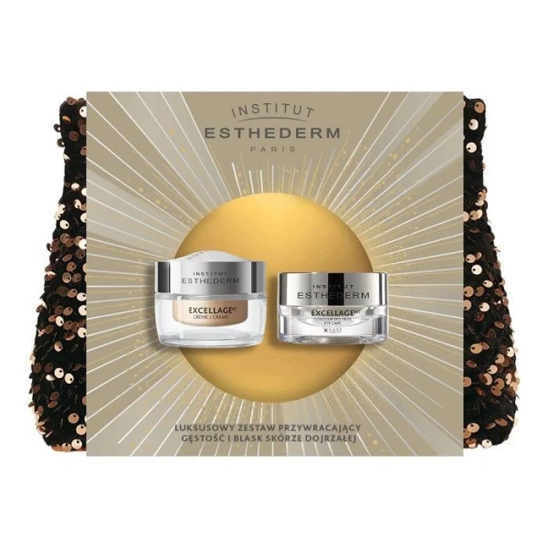 Esthederm Excellage, głęboko odżywiający krem, 50ml + głęboko odżywczy krem pod oczy, 15ml