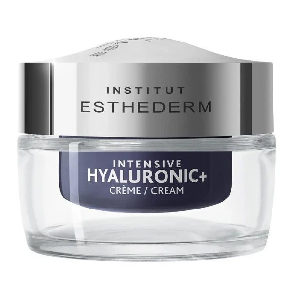 Esthederm Intensive Hyaluronic+ Cream, krem przeciwzmarszczkowy intensywnie wygładzający, z kwasem hialuronowym, 50ml