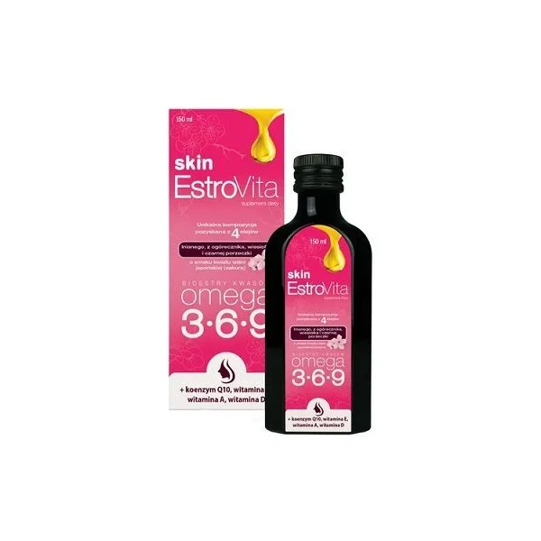 EstroVita Skin, płyn o smaku kwiatu wiśni japońskiej (sakura), 150ml