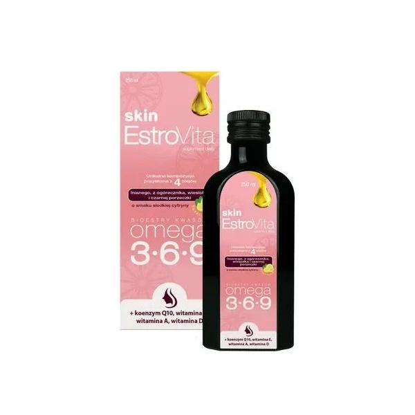 EstroVita Skin, płyn o smaku słodkiej cytryny, 250ml
