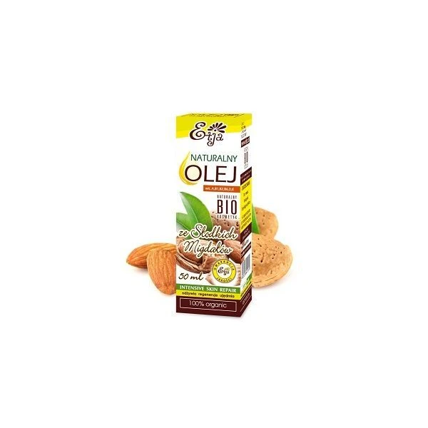 Etja, olej naturalny BIO ze słodkich migdałów, 50ml
