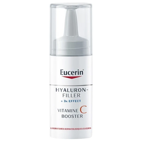 Eucerin Hyaluron-Filler + 3x Effect, booster przeciwzmarszczkowy z witaminą C , 8ml