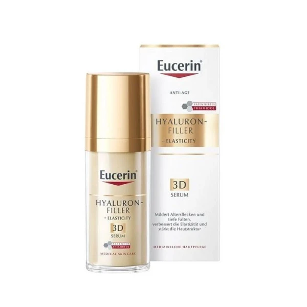 Eucerin Hyaluron-Filler + Elasticity, serum 3D na przebarwienia i zmarszczki do skóry dojrzałej, 30ml
