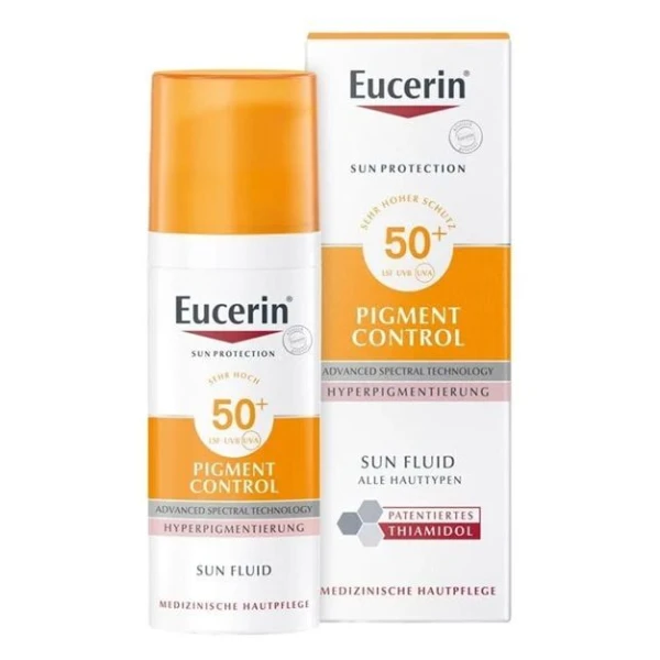 Eucerin Sun Protection Pigment Control, fluid ochronny przeciw przebarwieniom, SPF 50+, 50ml